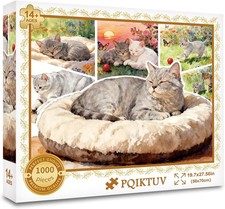 Cat's Life 1000 Pc Jigsaw Puzzle Brand New-Sealed Box 