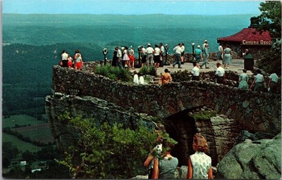 Rock City Gardens Lovers Leap Postcard Lookout Mountain Chattanooga Scenic South