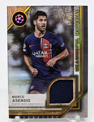 2023-24 Topps Museum Collection UCL MARCO ASENSIO Meaningful