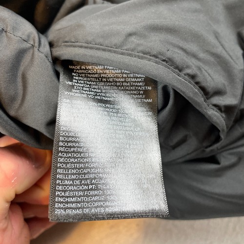 The North Face Boys Sz S North Down Hooded Jacket Coat Black - Picture 10 of 13