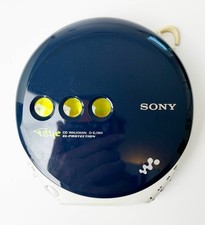 Vintage Sony Walkman Psyc D-EJ360 Portable CD Player Tested Works Blue