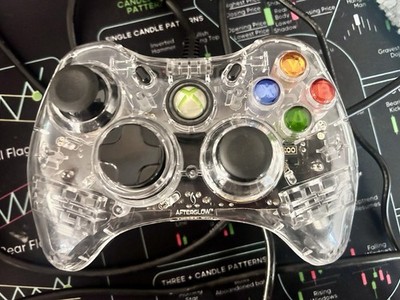 Afterglow Clear Illuminated Wired Controller for Microsoft Xbox 360