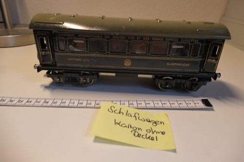 Märklin Spur 0  1757 internat. Schlafwagen, Blech von ca 1937 - top siehe Bilde | Condition: Gebraucht