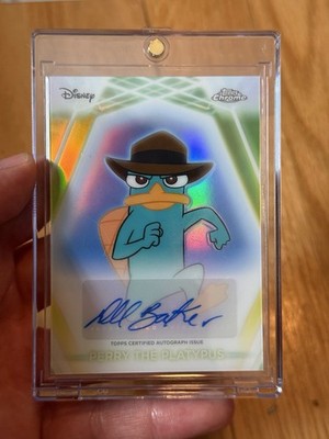 2026 Topps Disney Neon Perry The Platypus Phineas And Ferb Auto