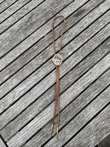 Vintage Agate Patent Pending Handmade Bolo