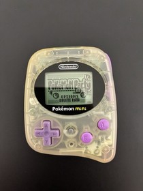 Nintendo Pokemon Mini Console MIN-001 Smoochum PURPLE USA Version Tested w/Game