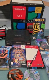 Panasonic 3DO REAL FZ-1 Japan  EXCELLENT BOX, + 14 Games READ LISTING!