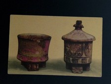 CMI) 1971. MÉXICO. POSTAL. Vasos arqueológicos prehispánicos y urnas trípode