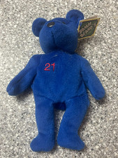 MLB ROGER CLEMENS 21 Beanie Baby Salvino's BAMM BEANO's Plush 1998 BEAR