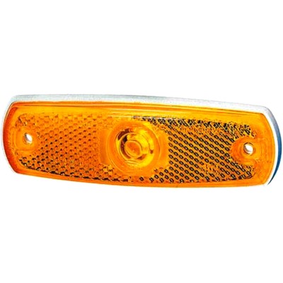Hella 12V Seitenmarkierungsleuchte mit Glühlampe   Gelb für Caravan