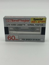 New Old Stock Tonemaster Blank Tape Sealed 60 Min