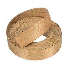 7/8" x 25 ft Wood Edge Banding, Pre-Glued Iron on Edging Strip, Cherry