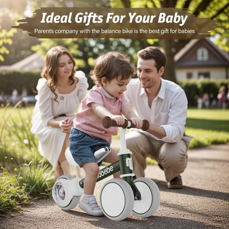 Baby баланс велосипед, милый ребенка ясельного возраста велосипеды 12-36 месяцев подарки для 1 года девочки... - Изображение 2 из 4