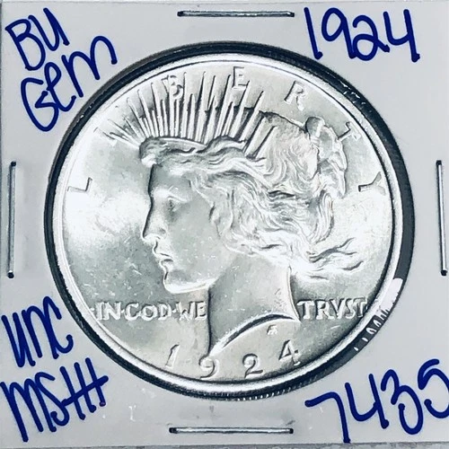 1924 Peace Dollar — photo from another recent sale