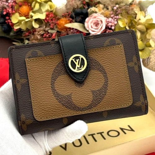 Louis Vuitton Monogram Reverse Juliet Wallet Brown