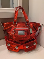 Coach Poppy Sequin Satchel/Top Handle Bag Handbags & Bags for