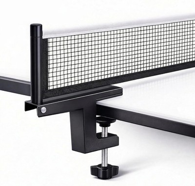 Portable Table Tennis Net Set  Easy Setup Ping Pong Net with Support Posts