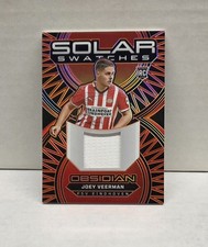 JOEY VEERMAN 2024-25 Obsidian Solar Swatches ORANGE ~ ROOKIE Jersey #'d /99