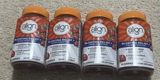 Align Probiotic Bloating Relief + Food Digestion 60 Gummies, 4 Pack, Exp 07/2026