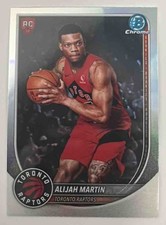 Alijah Martin 2025-26 Bowman #BRR-40 Chrome Red Rookie Variation Raptors RC KG