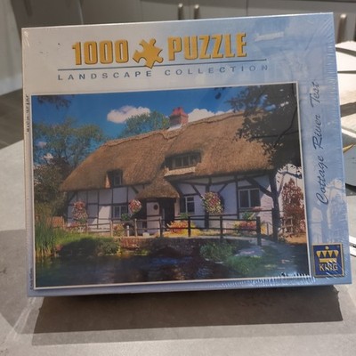 Neue Landschaft Sammlung 1000 Teile Puzzle Cottage River Test