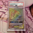 2019 Pokemon Sun And Moon Team Up Gengar/mimikyu Gx #186 PSA 8 Secret Rare NM-MT