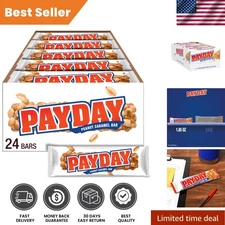 Bulk Pack of 1.85 Oz Peanut Caramel Candy Bars - 24 Count for Every Occasion!