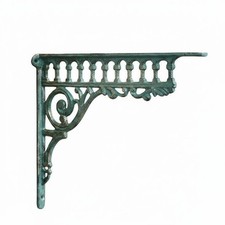 Gusseiserner Regalwinkel dekorativ antiker Konsoltr&auml;ger Schwerlast f&uuml;r Garten