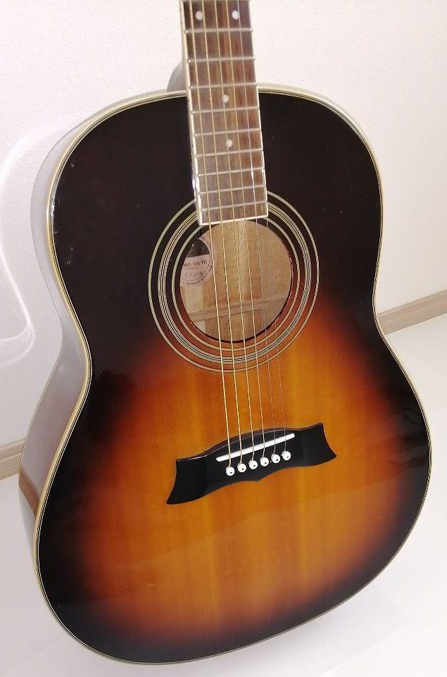 Acoustic Guitar Morris MG-301TS Vintage Sunburst Made in Korea | eBay