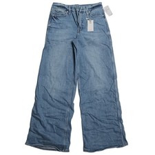 Good American Good Skate Wide Leg Jeans GSL802T in Indigo Size 2 / 26" Waist