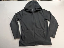 Ten Thousand Hoodie Mens Large Black Midweight Tech Sweatshirt Pullover Gym