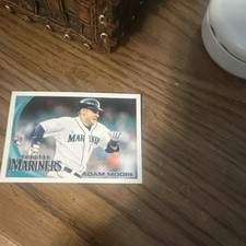Topps Adam Moore Seattle Mariners 2010 Topps #33 MLB Rookie Baseball Card. rookie card picture