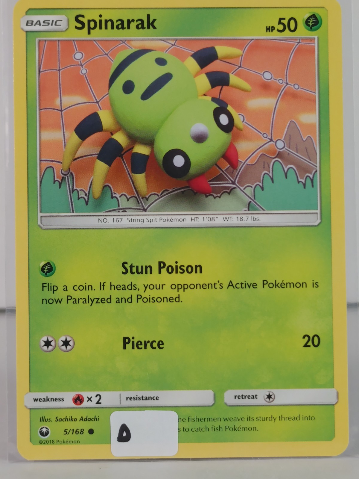 Spinarak - Celestial Storm - 5/168 - singles - Pokemon TCG