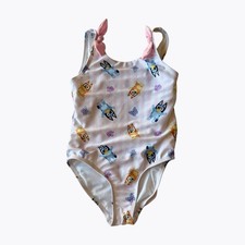 Bluey  Bingo Print Girls One-Piece Swimsuit Size XS Cute Playful