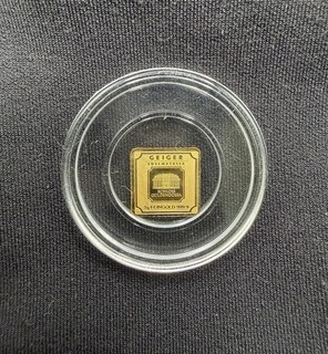 Geiger Edelmetalle 1g 999.9 Fine Gold Bullion Bar