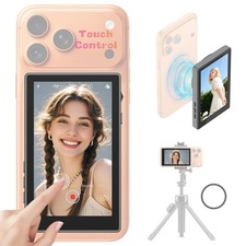 Selfie Monitor Screen Compatible with iPhone 17 and Below Android, Magnetic...