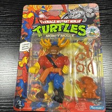 Monty Moose Teenage Mutant Ninja Turtles TMNT 1992 Playmates Figure NEW SEALED