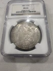 1881-S San Francisco Morgan Silver NGC MS64 Beautiful Toning