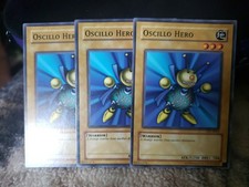 PLAYSET Yugioh Card Oscillo Hero TP1-E023 Tournament Pack 1 2002 Promo Short
