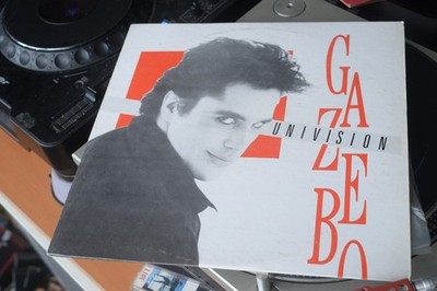 GAZEBO UNIVISION ORIG   1985 HONG KONG   EURO PEAT ITALIO DISCO LP W.LYRIC EX