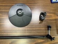 Roland CY-5 Dual Trigger Cymbal Pad w/Cymbal Arm and Clamp - J6M3608