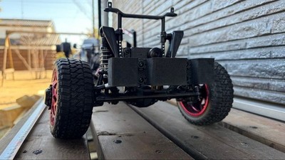 CEN F450 and on-board trailer ( scx10 rc4wd with accessories Rare