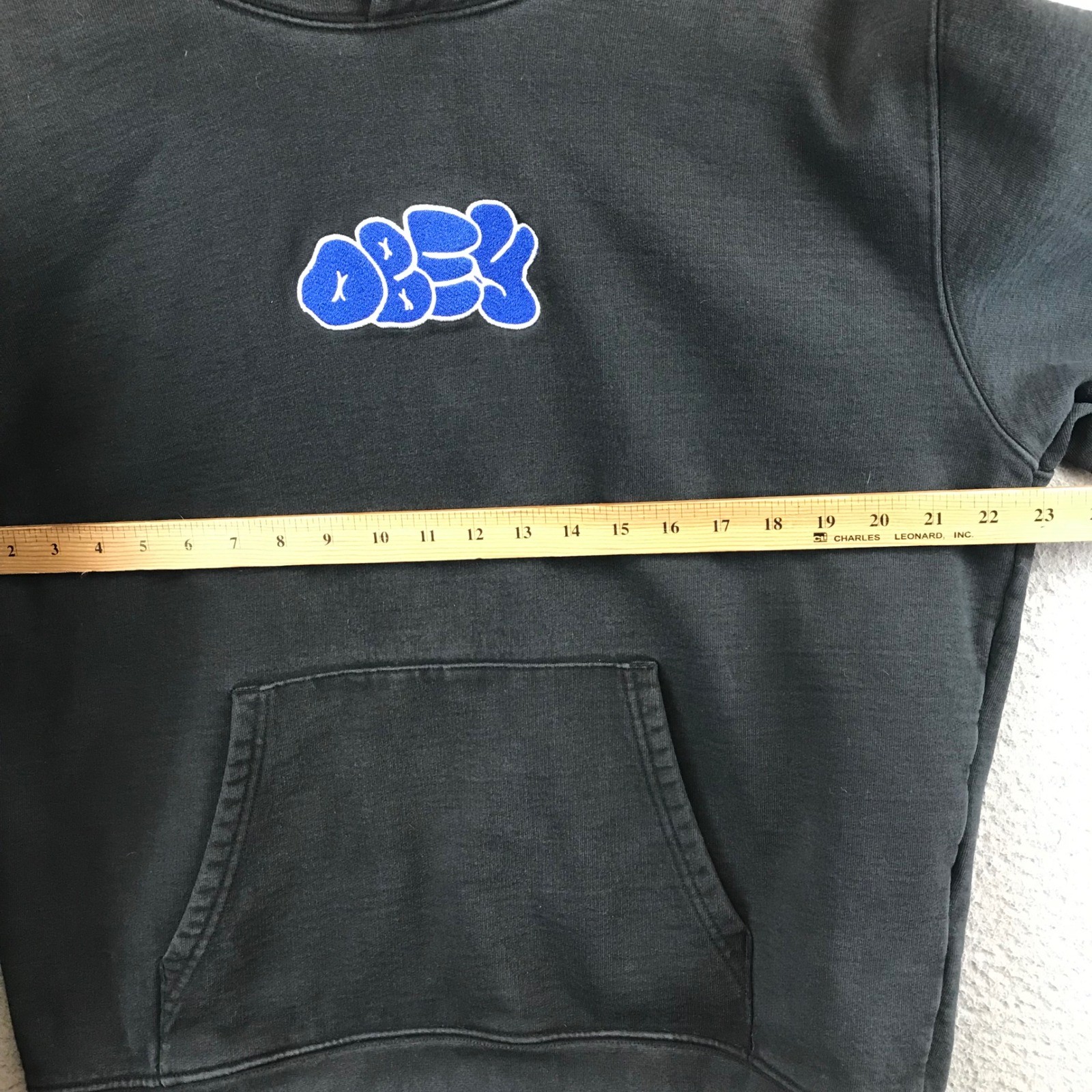 OBEY Scribbles Extra Heavy Pullover sweatshirt Ho… - image 6