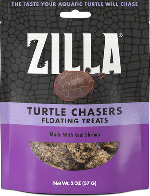 Turtle Chasers Floating Treats, Made with Real Shrimp, Resealable Bag