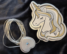 VG Justice Girls Sparkling Glittering Unicorn Doorbell Chimes & Lights Up