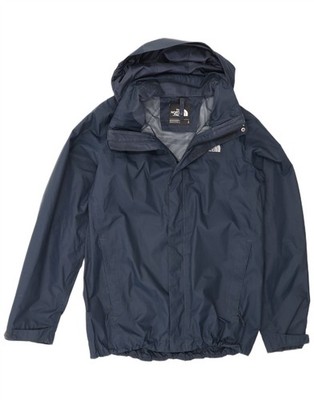 The North Face Herren Windbreaker Jacke mit Kapuze UK 40 Large Navy Blau AO10