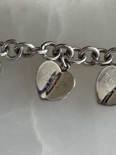 Tiffany & Co. By Elsa Peretti designer Heart Bracelet 925 - FREE SHIPPING - Picture 3 of 5