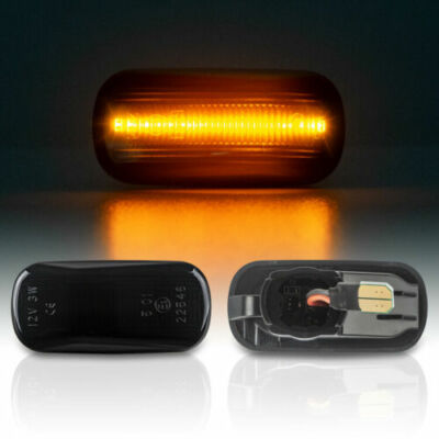 LED SIDE INDICATORS Black Fits Honda Jazz GD Model 01-08 | Civic EP EU EV