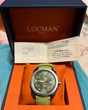 Orologio LOCMAN Vintage Crazy Horse Anno 2008, Mai indossato. Cinturino in Pelle