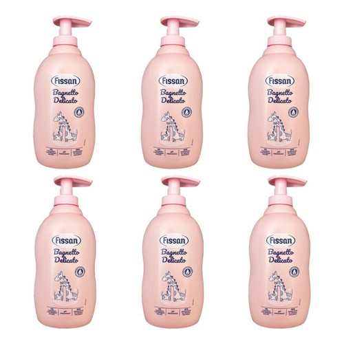 6pz FISSAN BAGNETTO DELICATO con etratto di camomilla neonati bimbi 400ml - Foto 5 di 9